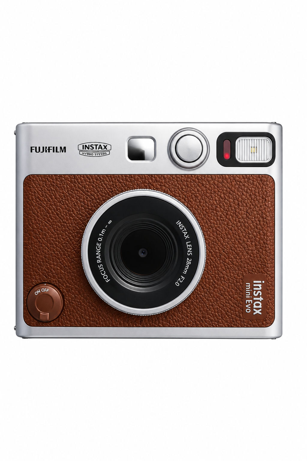 Fujifilm instax mini EVO Hybrid Instant Camera, Brown – photo 1 of 4