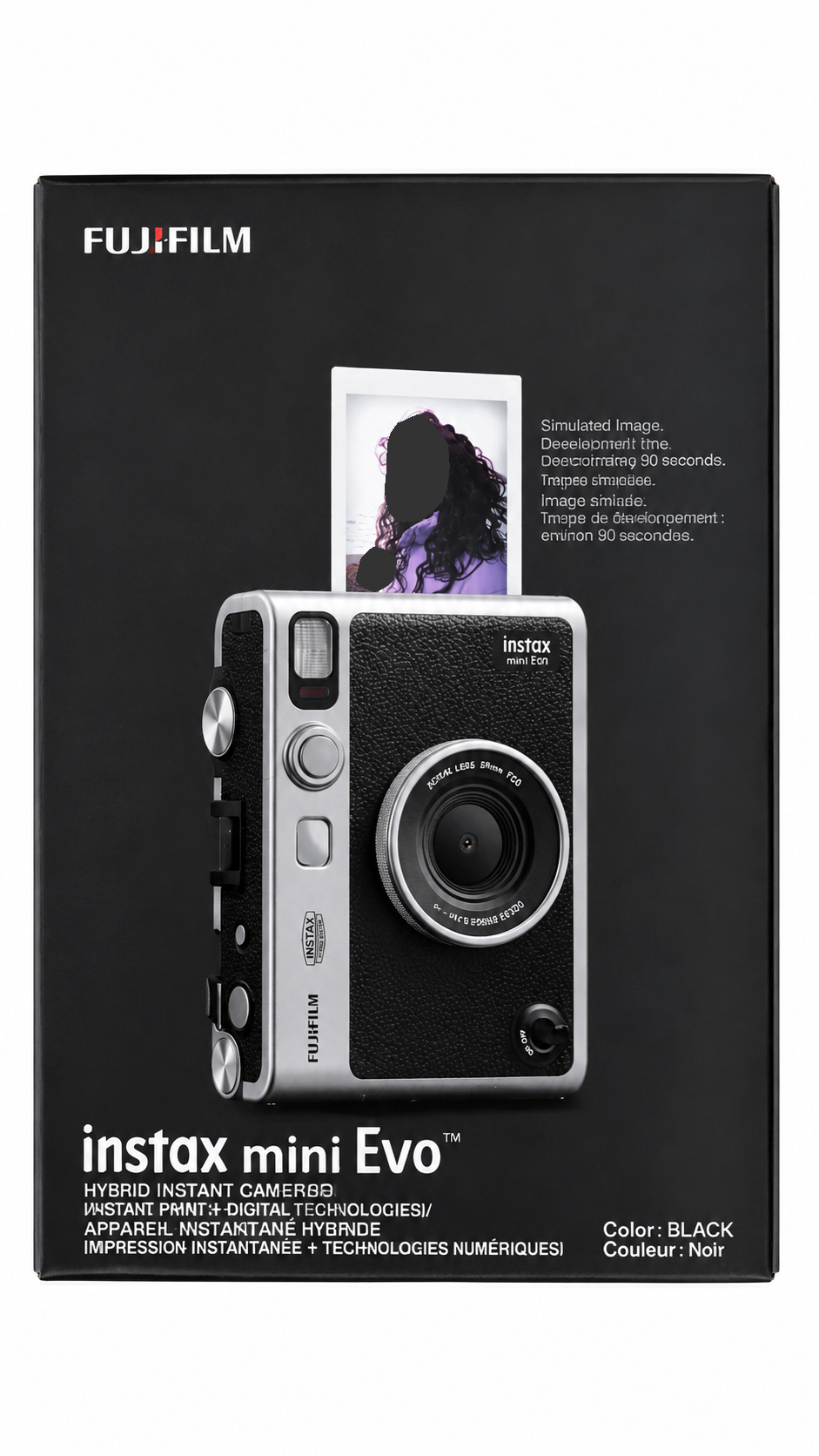 Fujifilm instax mini EVO Hybrid Instant Camera, Black – photo 2 of 4
