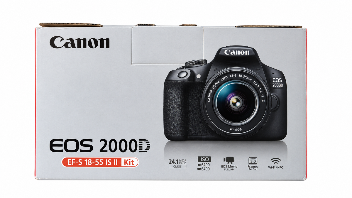 Canon EOS 2000D (Rebel T7) DSLR with 18-55mm Lens – photo 3 of 4