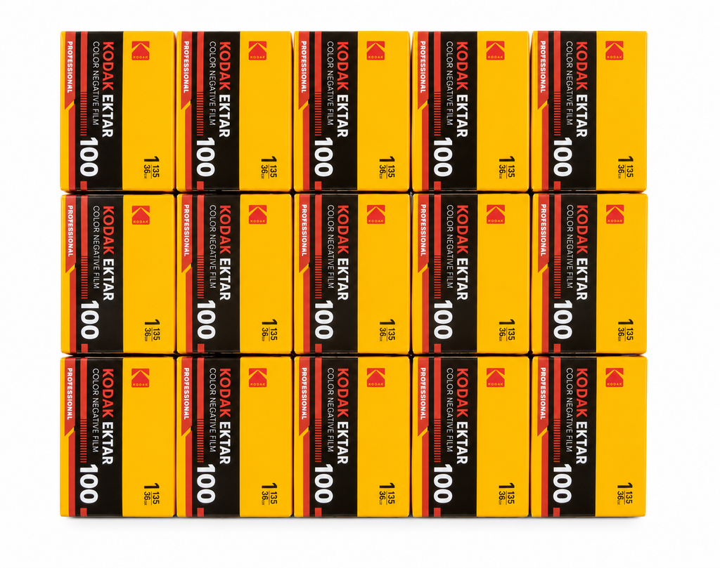 15X Kodak Eastman Professional Ektar 100 Color Negative Film (35mm Roll Film, 36 Exposures)