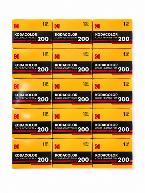 15X Kodak Kodacolor 200 Color Negative Film (35mm Roll Film, 36 Exposures)